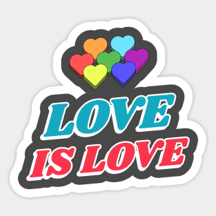 Love is love 2 Sticker